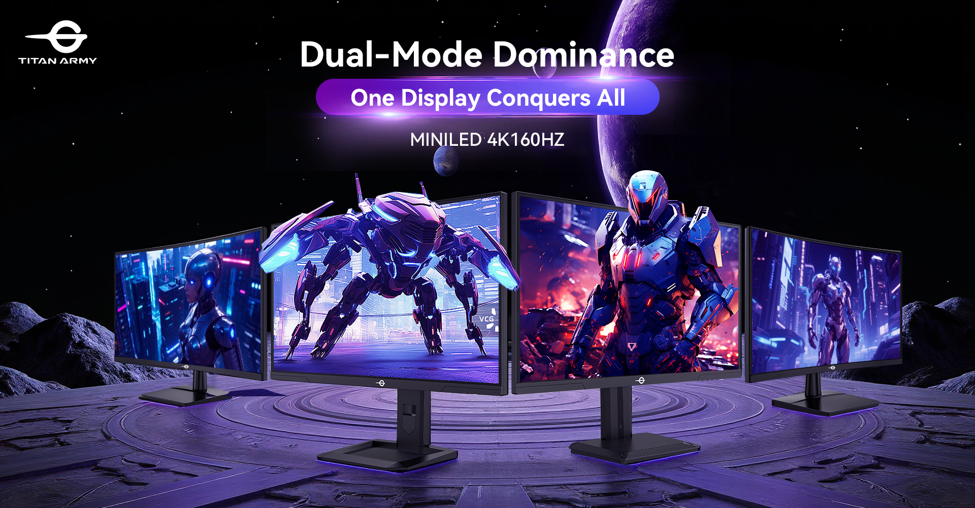 Titan Army's New Gaming Monitors: Mini LED & High Refresh Rate