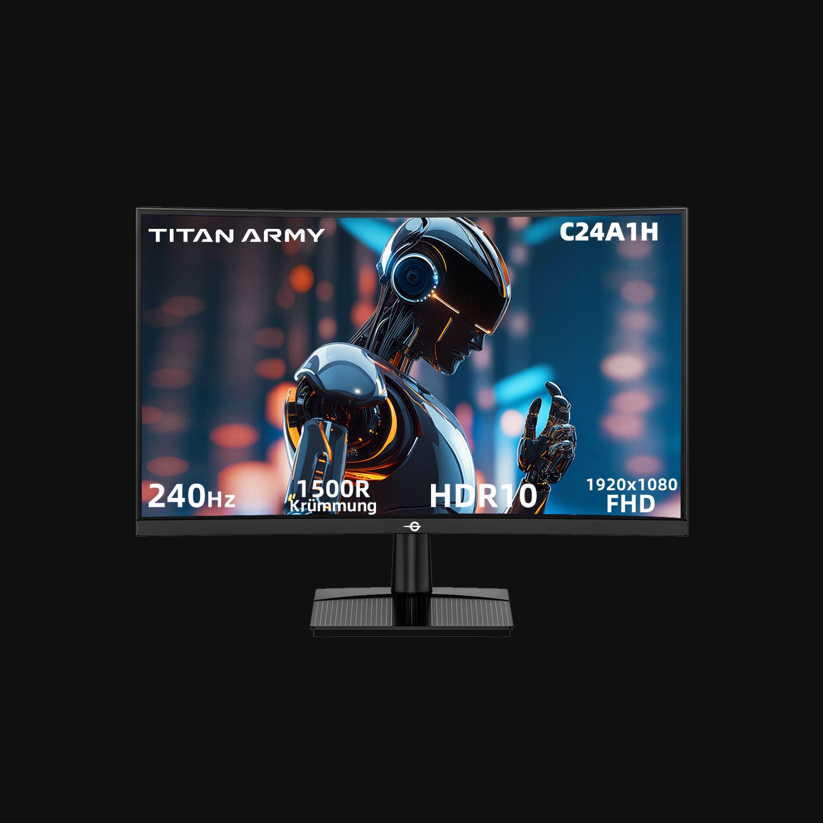 TITAN ARMY Monitor para juegos C24A1H