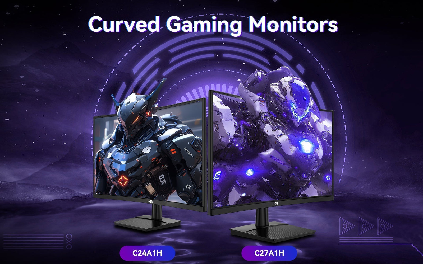 Titan Army Curved Gaming Monitor Options