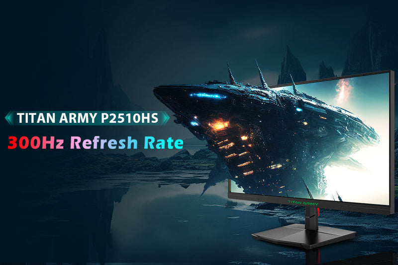 High-Performance 4K HDR Gaming Monitor – Titan Army P2510HS with 300Hz Refresh Rate