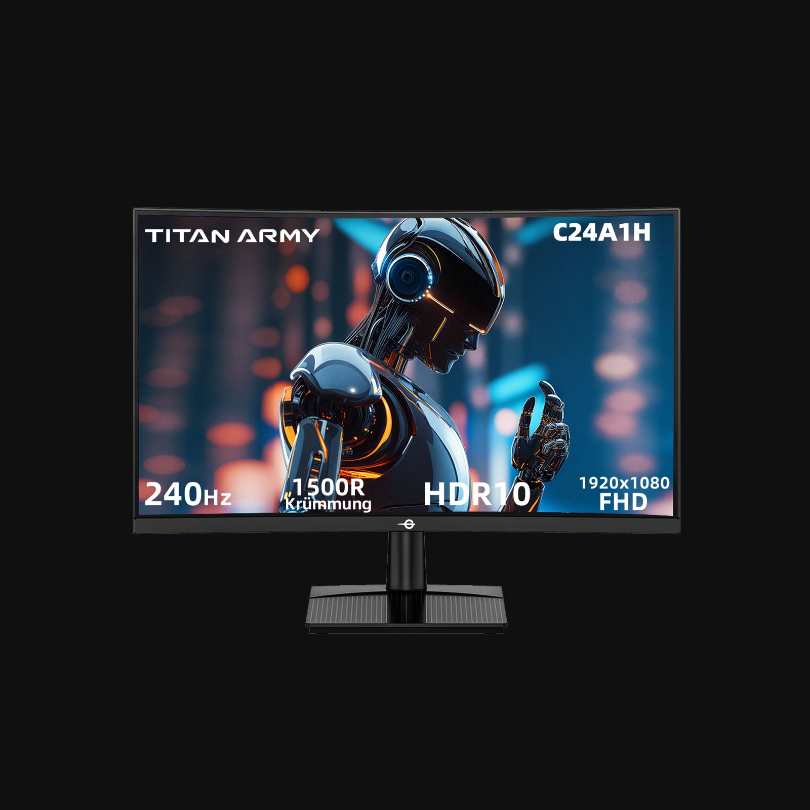 TITAN ARMY Monitor para juegos C24A1H
