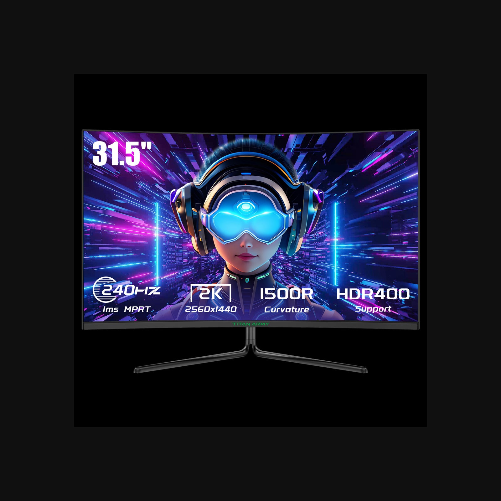 TITAN ARMY C32C1S Monitor da Gioco