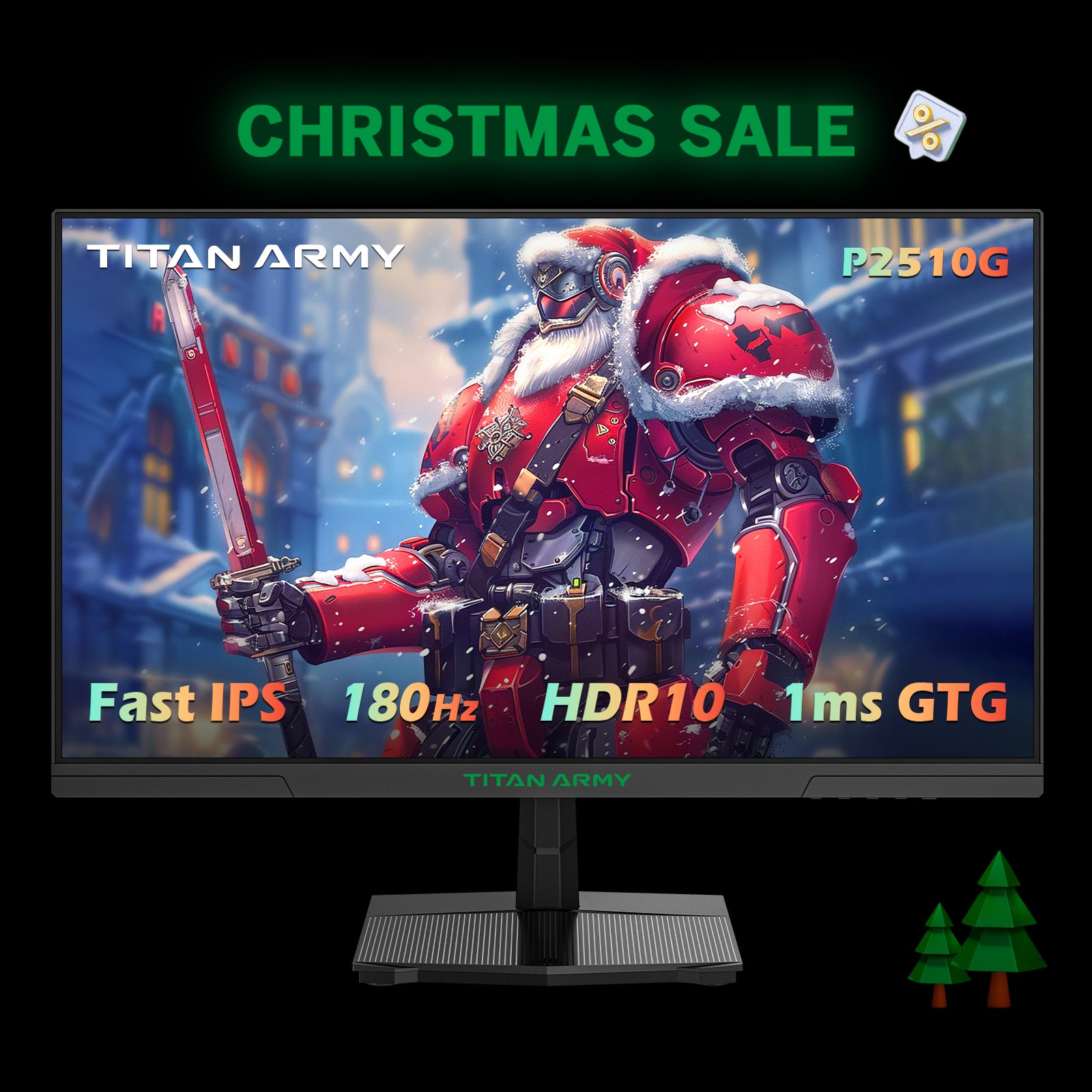 TITAN ARMY P2510G Gaming Monitor