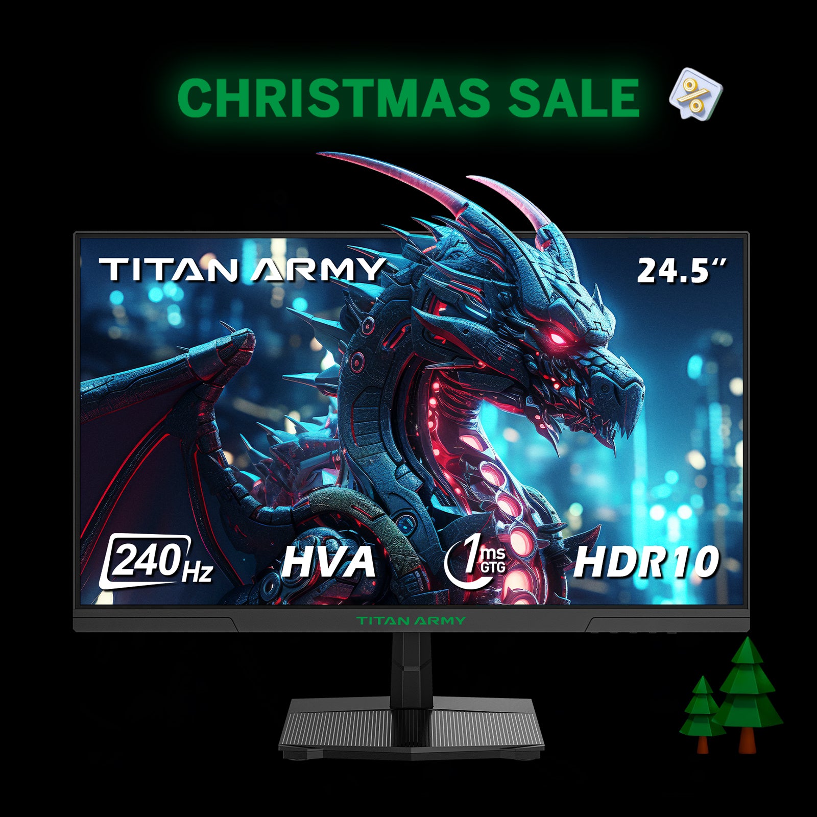 TITAN ARMY P2510H Gaming Monitor