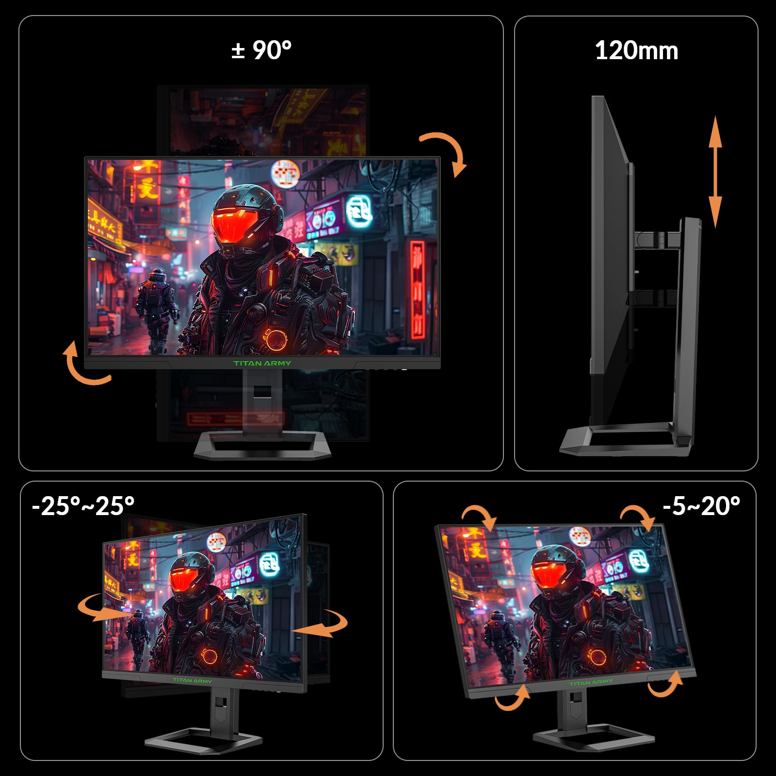 TITAN ARMY P2710S Gaming Monitor