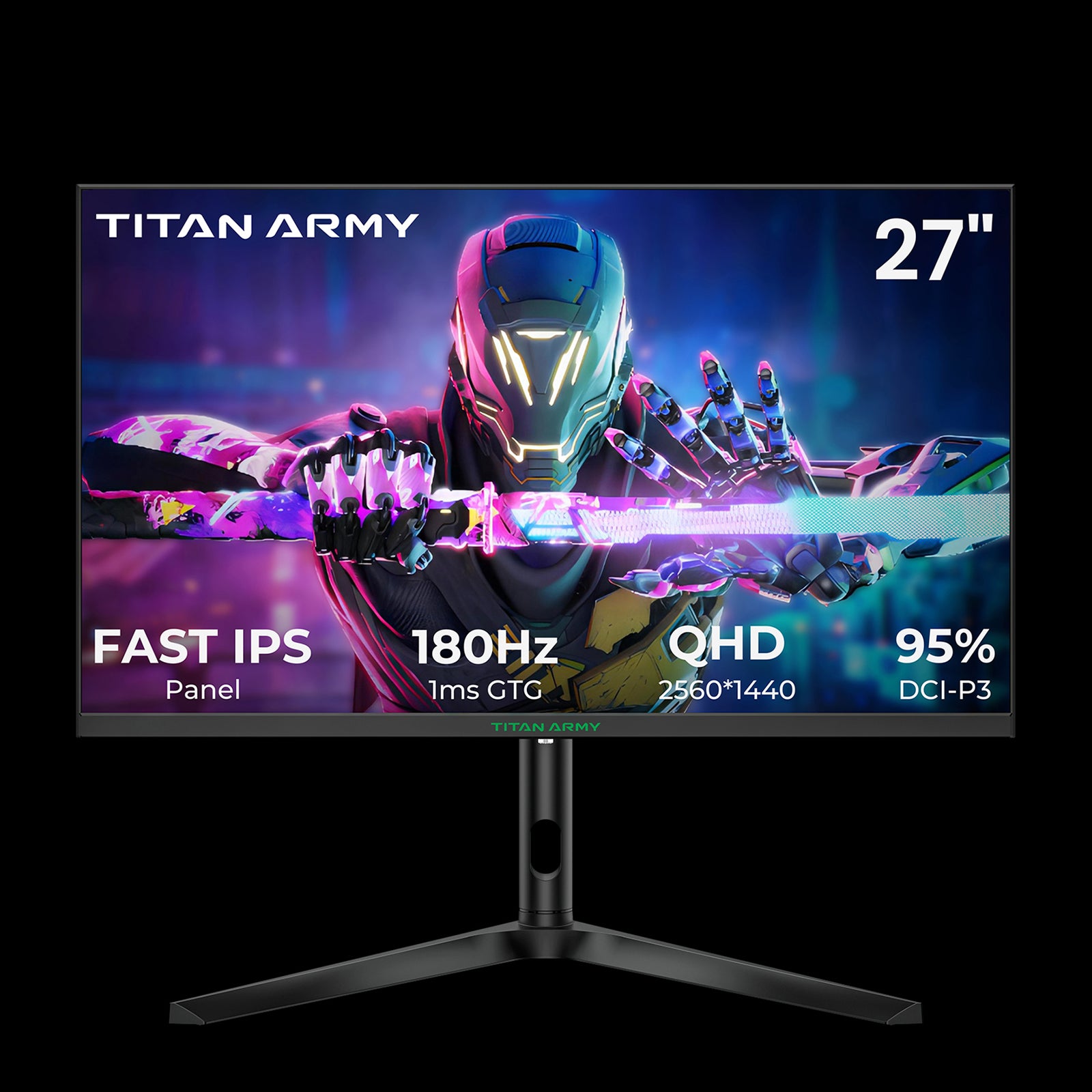 TITAN ARMY 32 Inch Curved Gaming Monitor, 2560x1440 240Hz 2K Frameless -  computer parts - by owner - electronics sale